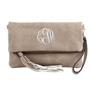M1772 Flapover Clutch/Crossbody With Tassel - MiMi Wholesale