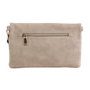 M1772 Flapover Clutch/Crossbody With Tassel - MiMi Wholesale