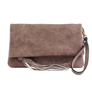 M1772 Flapover Clutch/Crossbody With Tassel - MiMi Wholesale