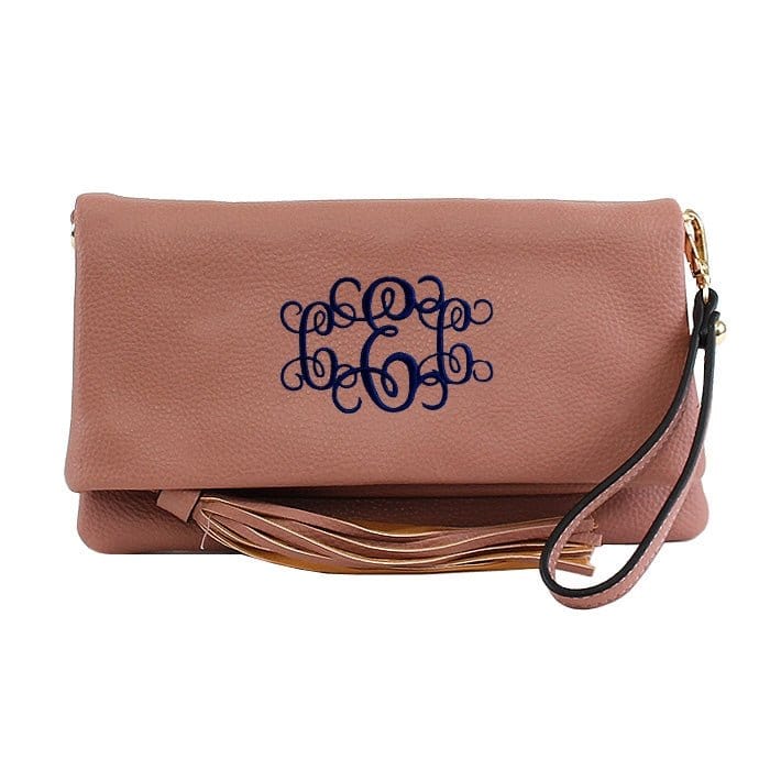 M1772 Flapover Clutch/Crossbody With Tassel - MiMi Wholesale