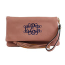 M1772 Flapover Clutch/Crossbody With Tassel - MiMi Wholesale