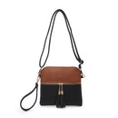 M1785 Monogrammable Two Tone Crossbody with Tassel - MiMi Wholesale