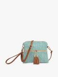 M1785AWHD Tara Arrowhead Crossbody w/ Front Zip Pocket - MiMi Wholesale