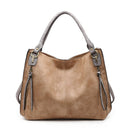 M1860DS Distressed Tote w/ 2 Side Pockets - MiMi Wholesale