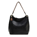 M1861 Amber Hobo w/ 3 Compartments and Braided Handle - MiMi Wholesale