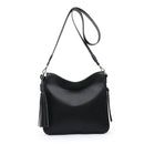 M1888 Whipstitch Crossbody w/ Dual Zip Compartments - MiMi Wholesale