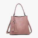 M1895 Three Compartment Wrap Handled Structure Bag - MiMi Wholesale