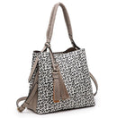 M1895 Three Compartment Wrap Handled Structure Bag - MiMi Wholesale