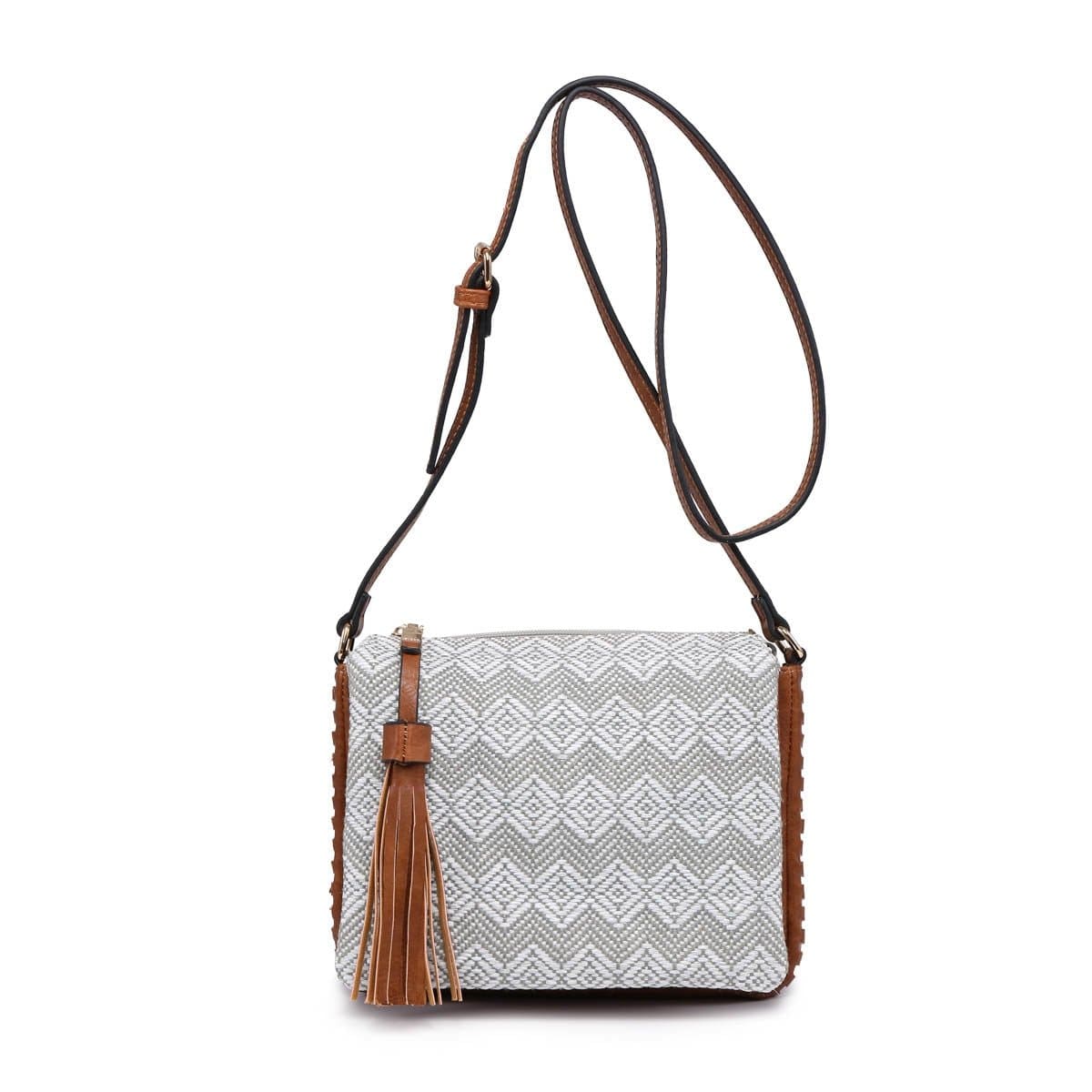M1918 Three Compartment Crossbody w/ Tassel - MiMi Wholesale