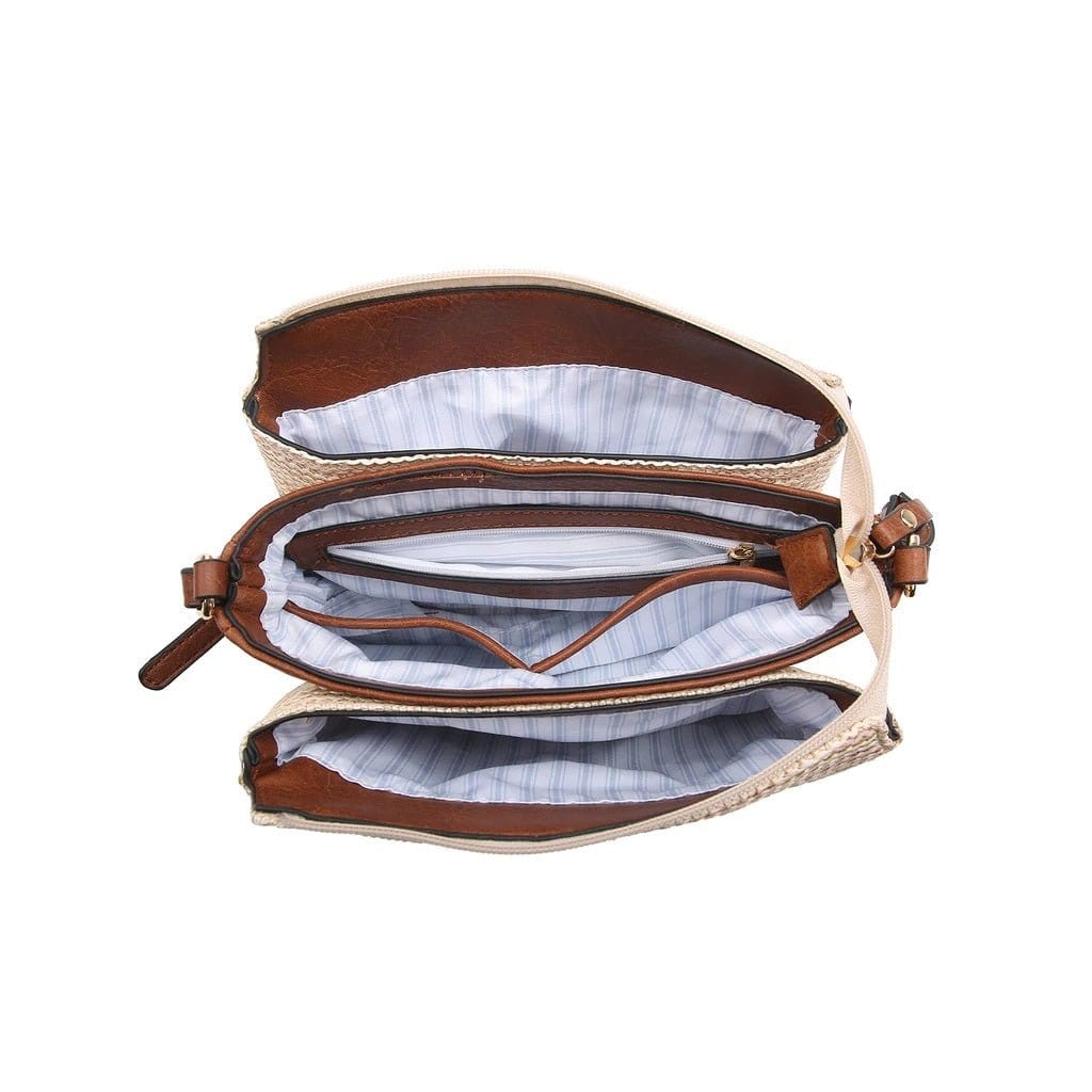 M1918 Three Compartment Crossbody w/ Tassel - MiMi Wholesale