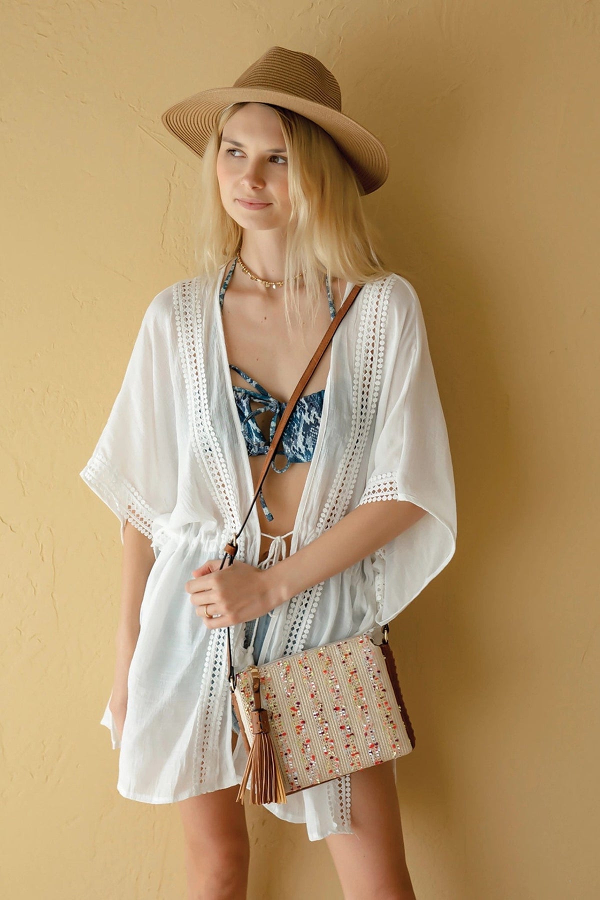 M1918 Three Compartment Crossbody w/ Tassel - MiMi Wholesale