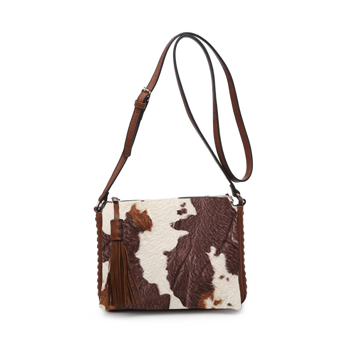 M1918 Three Compartment Crossbody w/ Tassel - MiMi Wholesale