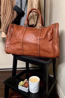 M1943 Weekender w/ Zipper Side Pockets and Detachable Strap - MiMi Wholesale