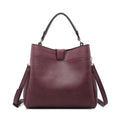 M1951 Three Compartment Satchel w/ Zip and Inner Slip Pockets - MiMi Wholesale