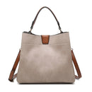 M1951 Three Compartment Satchel w/ Zip and Inner Slip Pockets - MiMi Wholesale