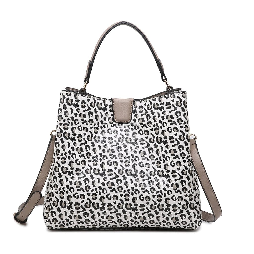 M1951 Three Compartment Satchel w/ Zip and Inner Slip Pockets - MiMi Wholesale
