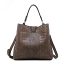 M1951 Three Compartment Satchel w/ Zip and Inner Slip Pockets - MiMi Wholesale