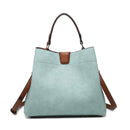 M1951 Three Compartment Satchel w/ Zip and Inner Slip Pockets - MiMi Wholesale