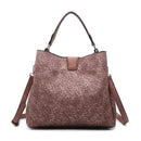 M1951 Three Compartment Satchel w/ Zip and Inner Slip Pockets - MiMi Wholesale