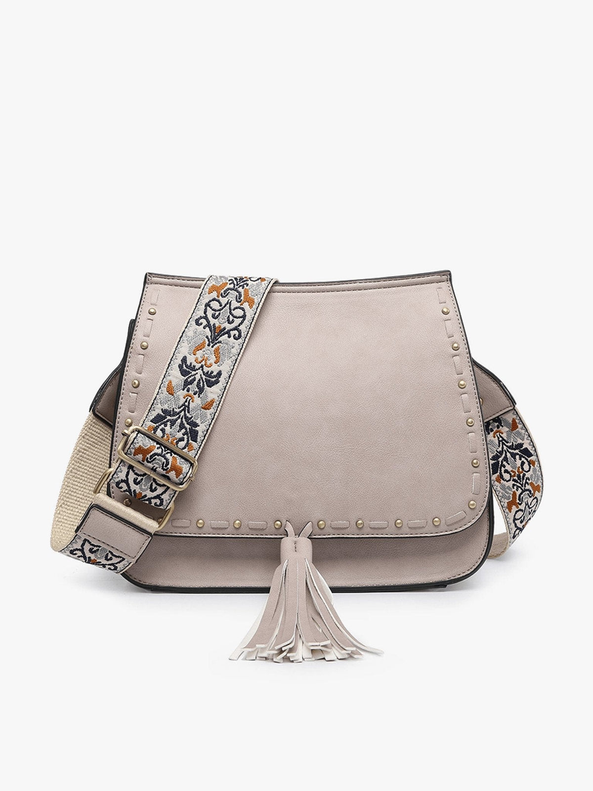 M1970 Structured Flapover Crossbody w/ Guitar Strap - MiMi Wholesale