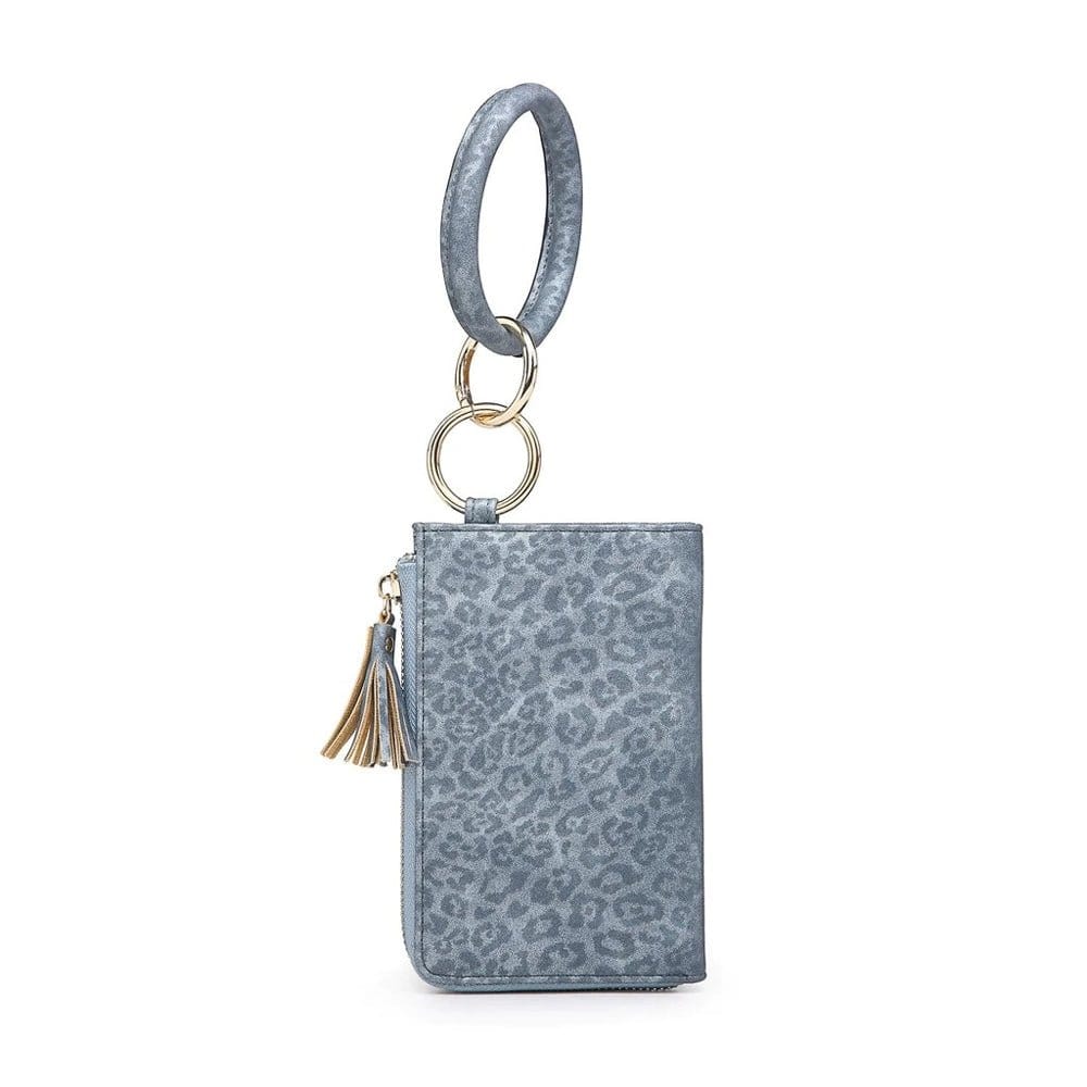 M1973 Wristlet Zipper Bangle/Wallet/Cardholder w/ Tassel - MiMi Wholesale