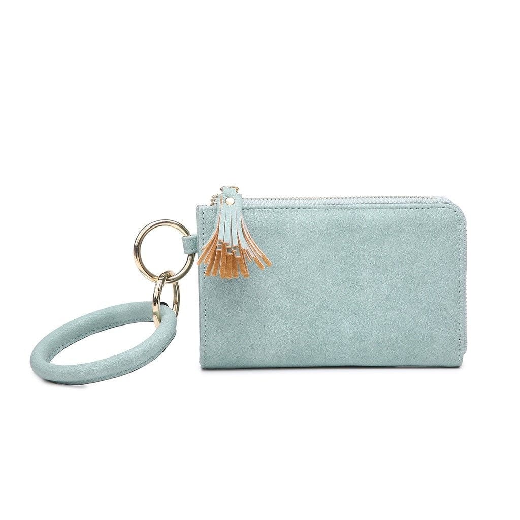 M1973 Wristlet Zipper Bangle/Wallet/Cardholder w/ Tassel - MiMi Wholesale