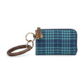 M1973PLD Flannel Wristlet Zipper Bangle/Wallet/Cardholder w/ Tassel - MiMi Wholesale