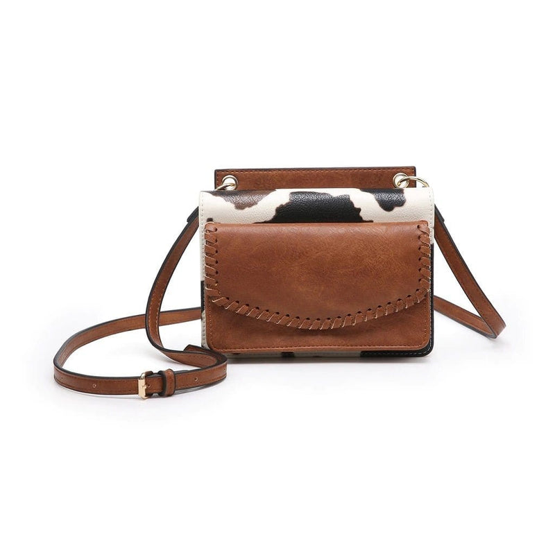 M1974RF RFID Protected Two Compartment Crossbody - MiMi Wholesale