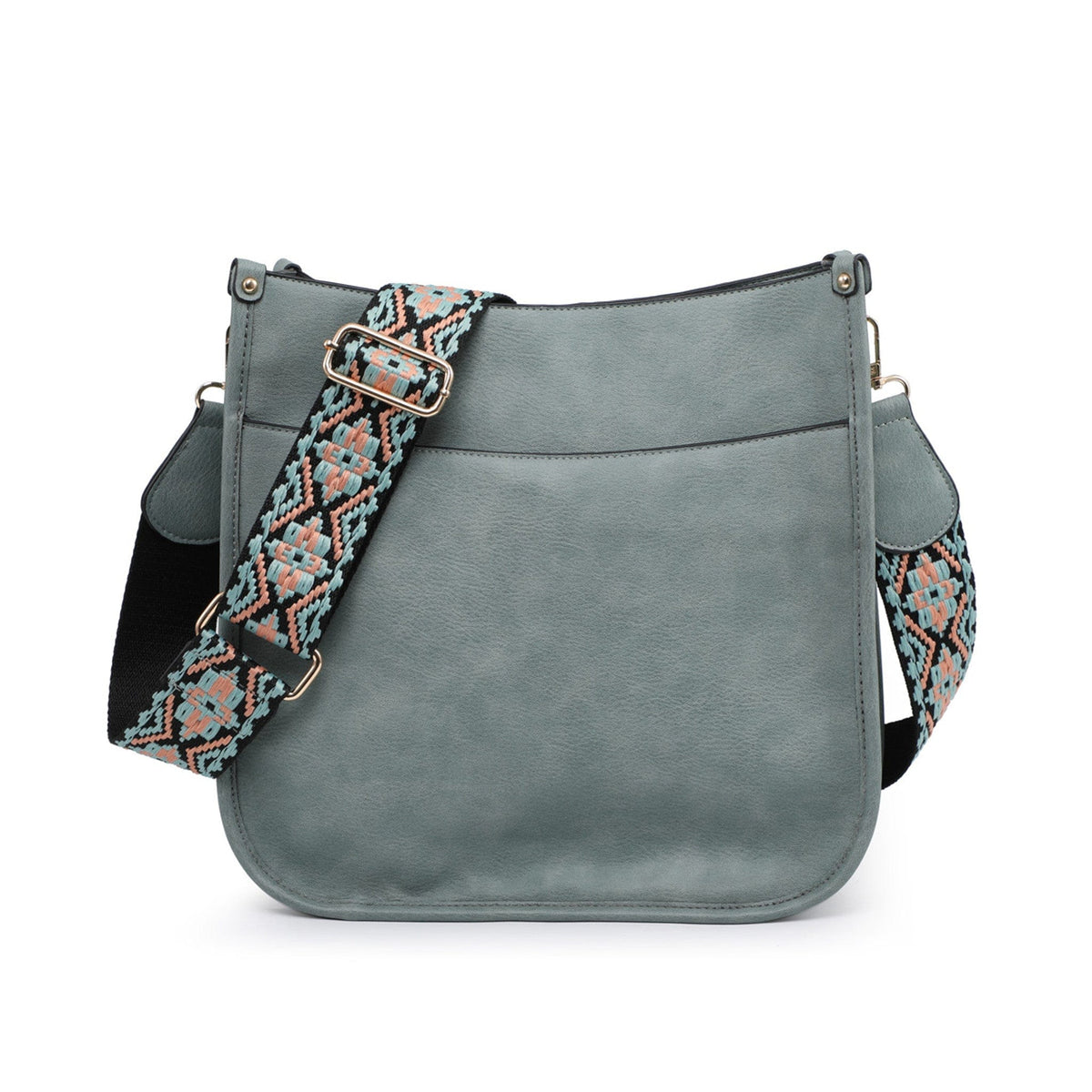 M1977 Crossbody with Leopard Guitar Strap - MiMi Wholesale