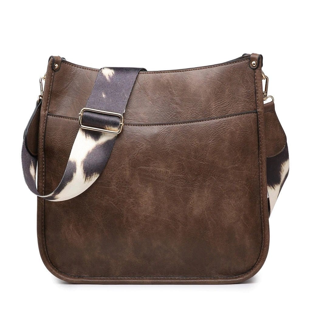 M1977 Crossbody with Leopard Guitar Strap - MiMi Wholesale