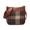 M1977PLD Plaid Crossbody - MiMi Wholesale