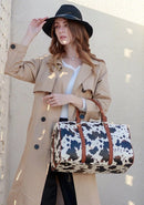 M1989 Shimmer Tie-Dye Printed Leather Round Printed Duffel Bag - MiMi Wholesale