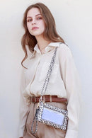 M2002 Three Compartments Crossbody w/Clear Phone Window - MiMi Wholesale