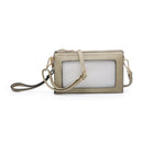 M2002 Three Compartments Crossbody w/Clear Phone Window - MiMi Wholesale