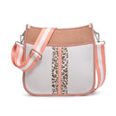 M2024STRP Stripe Neoprene Crossbody w/ Guitar Strap - MiMi Wholesale