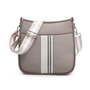 M2024STRP Stripe Neoprene Crossbody w/ Guitar Strap - MiMi Wholesale