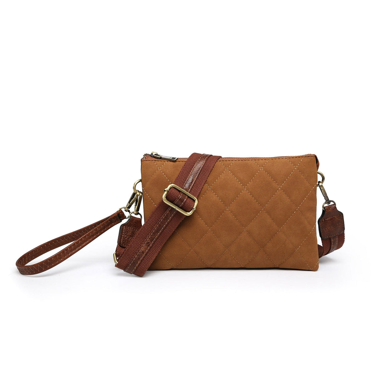 M2056QLT Izzy Quilted Crossbody w/ Guitar Strap - MiMi Wholesale
