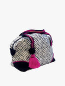 M2156 Lillian Printed Cotton Weekender/Duffel Bag - MiMi Wholesale