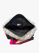 M2156 Lillian Printed Cotton Weekender/Duffel Bag - MiMi Wholesale