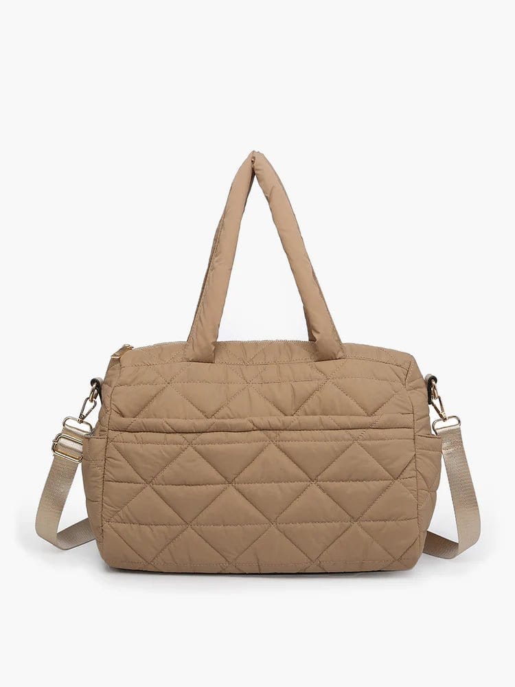 M2170 Billie Quilted Satchel With Strap - MiMi Wholesale