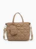 M2171 Scout Quilted Tote With Shoulder Strap - MiMi Wholesale