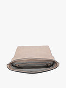 M2227 Francesca Whipstitch Flapover Crossbody - MiMi Wholesale