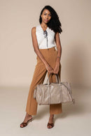 M2281 Ruth Duffel/Weekender w/ Trolley Sleeve - MiMi Wholesale