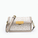 M2313ST Elizabeth Straw Crossbody w/ Lock - MiMi Wholesale