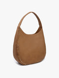 M2426 Leslie Studded Whipstitch Hobo Bag - MiMi Wholesale