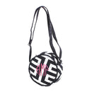 MA001 Quilted Circle Maze Print Crossbody Bag - MiMi Wholesale