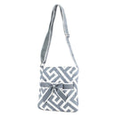 MA501 Quilted Maze Print Crossbody Bag - MiMi Wholesale