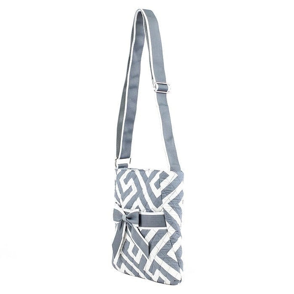 MA501 Quilted Maze Print Crossbody Bag - MiMi Wholesale