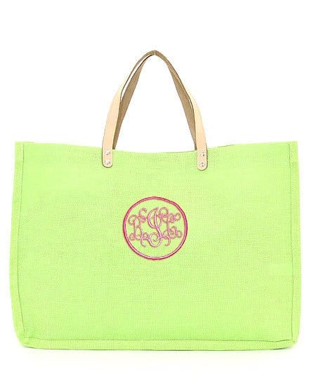 MA514 Jute Burlap Large Tote Bag - MiMi Wholesale