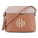 MA5314A Monogrammmable Front Pocket Dome Crossbody w/ Tassel - MiMi Wholesale